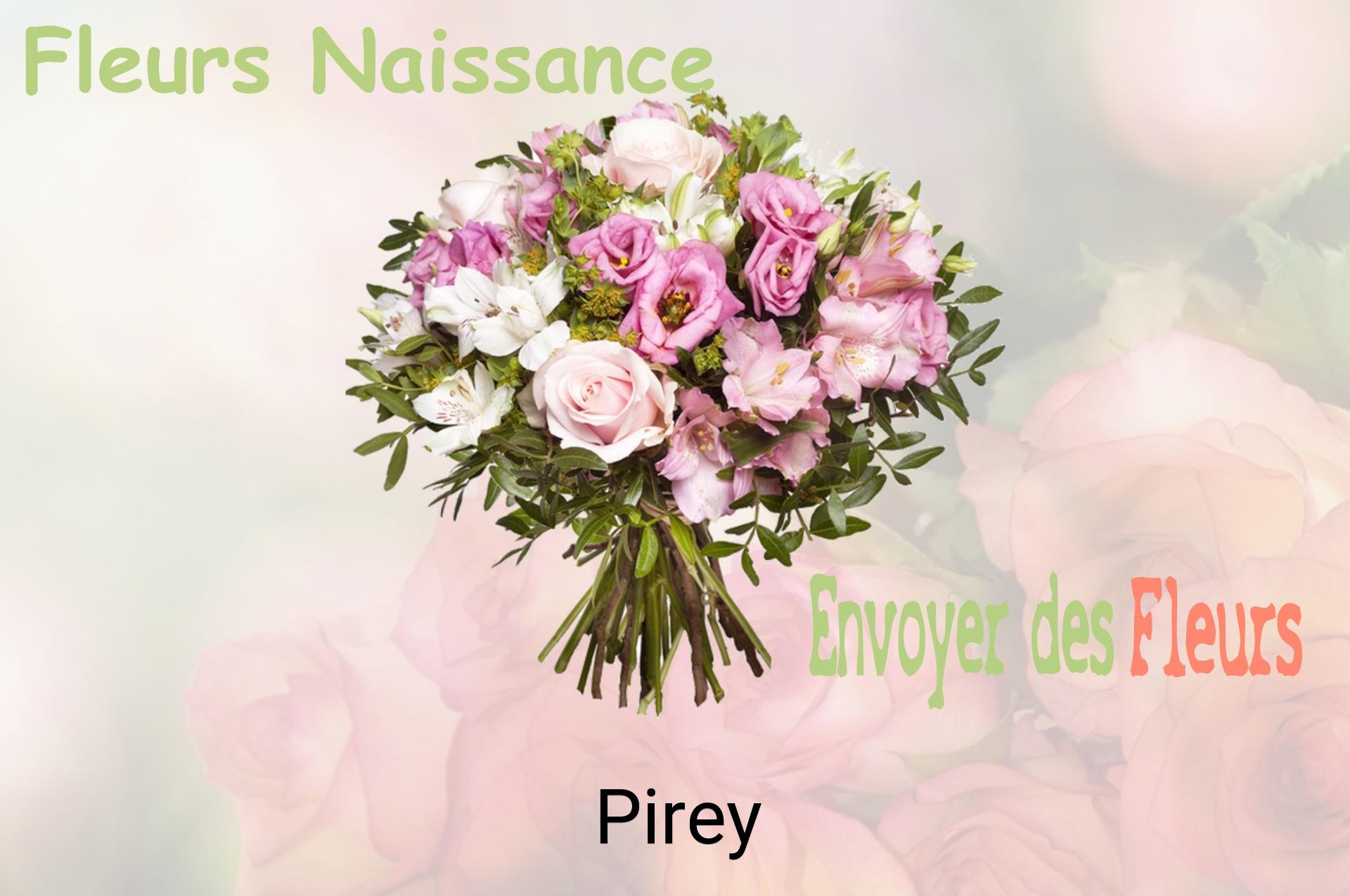Bouquet de fleurs de naissance livré à Pirey